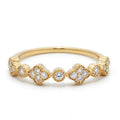 R4704Y — Yellow Gold Diamond Ring by Albert David Pearls & Gems Inc.