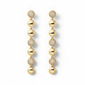 E4726Y — Yellow Gold Diamond Earrings by Albert David Pearls & Gems Inc.