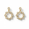 E4729Y — Yellow Gold Diamond Earrings by Albert David Pearls & Gems Inc.