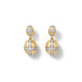 E4759Y — Yellow Gold Diamond Earrings by Albert David Pearls & Gems Inc.