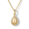 P4714Y — Yellow Gold Diamond Pendant by Albert David Pearls & Gems Inc.