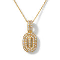 P4717Y — Yellow Gold Diamond Pendant by Albert David Pearls & Gems Inc.