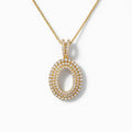 P4720Y — Yellow Gold Diamond Pendant by Albert David Pearls & Gems Inc.