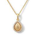 P4730Y — Yellow Gold Diamond Pendant by Albert David Pearls & Gems Inc.