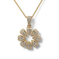 P4741Y — Yellow Gold Diamond Pendant by Albert David Pearls & Gems Inc.