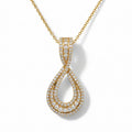 P4752Y — Yellow Gold Diamond Pendant by Albert David Pearls & Gems Inc.