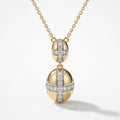 P4753Y — Yellow Gold Diamond Pendant by Albert David Pearls & Gems Inc.