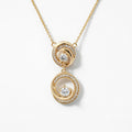 P4756Y — Yellow Gold Diamond Pendant by Albert David Pearls & Gems Inc.