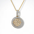 P4757Y — Yellow Gold Diamond Pendant by Albert David Pearls & Gems Inc.