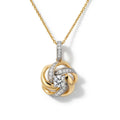 P4758Y — Yellow Gold Diamond Pendant by Albert David Pearls & Gems Inc.