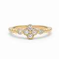 R4706Y — Yellow Gold Diamond Ring by Albert David Pearls & Gems Inc.
