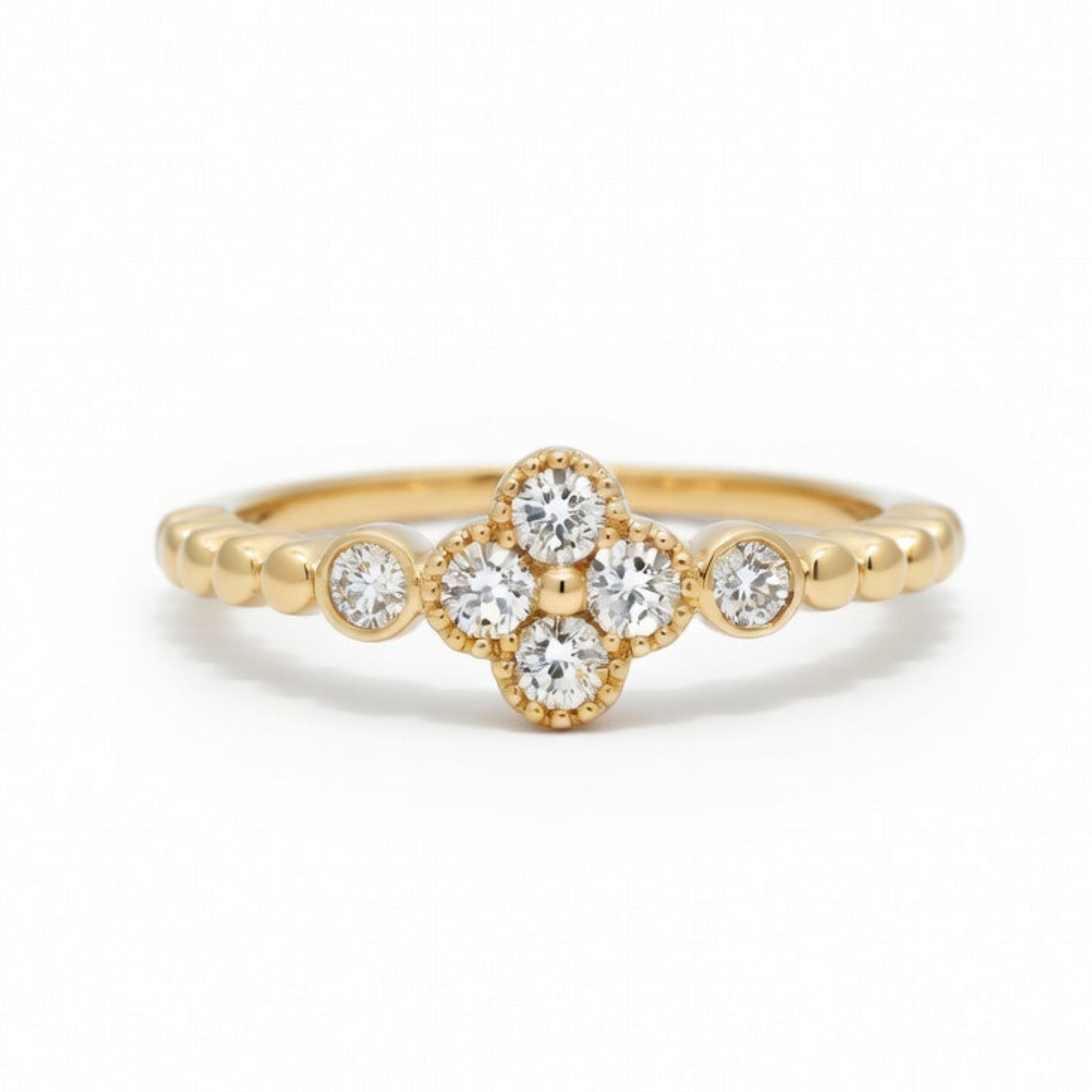 R4706Y — Yellow Gold Diamond Ring by Albert David Pearls & Gems Inc.