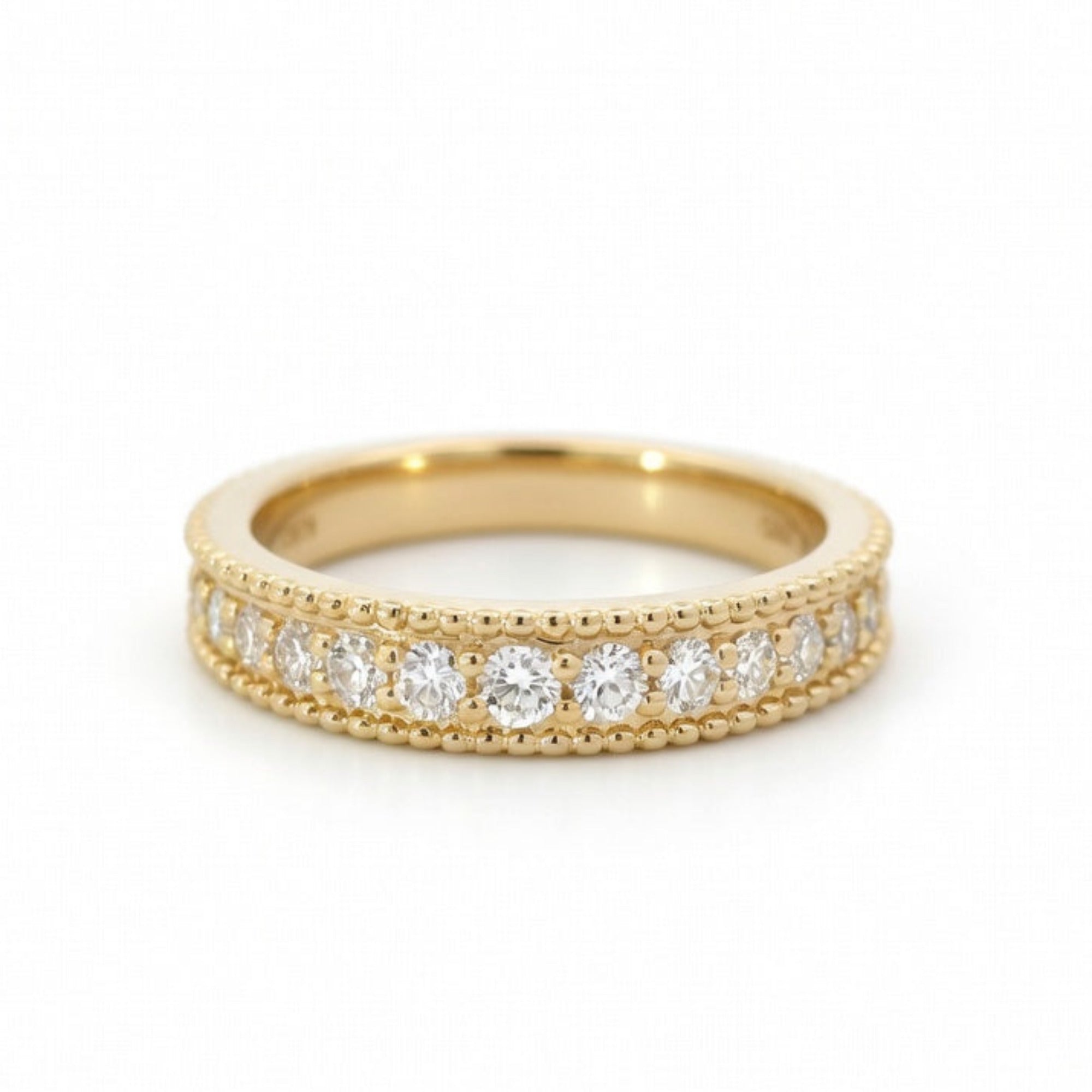 R4748Y — Yellow Gold Diamond Ring by Albert David Pearls & Gems Inc.