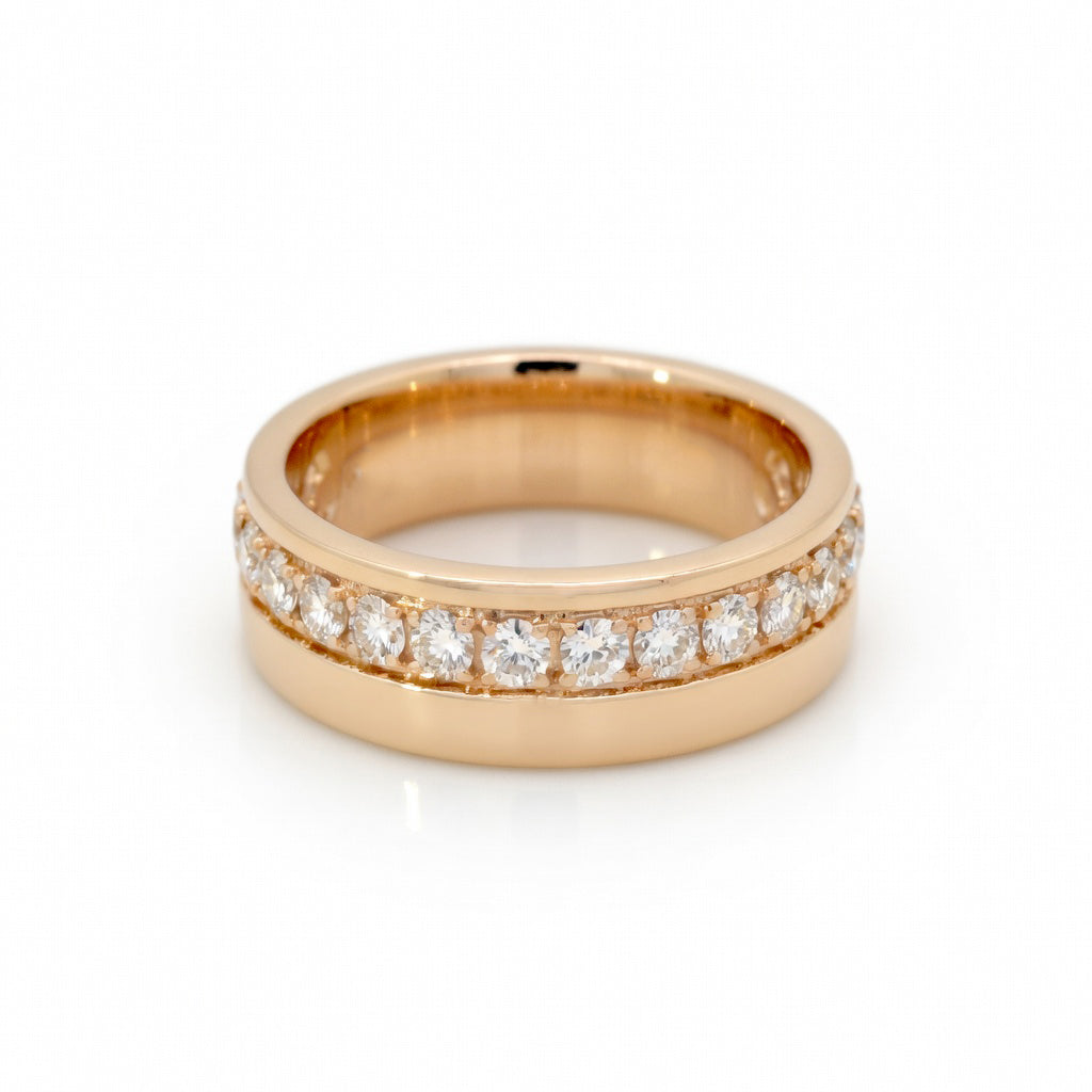 R4762Y — Yellow Gold Diamond Ring by Albert David Pearls & Gems Inc.