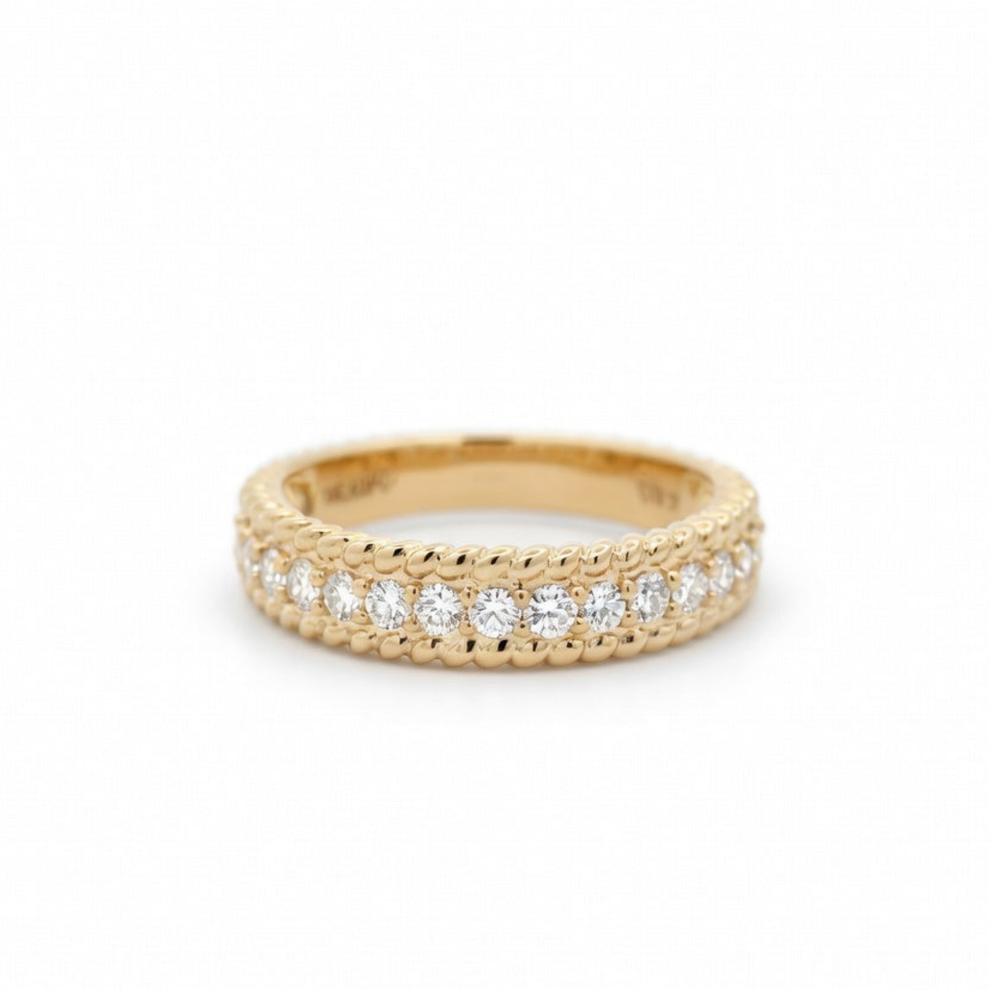 R4765Y — Yellow Gold Diamond Ring by Albert David Pearls & Gems Inc.